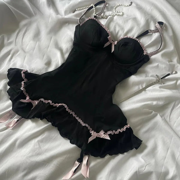 Sexy Punk Y2K Aesthetics Graphic Print Grunge Hip Hop A-Line Skirt Summer Goth Streetwear Fashion